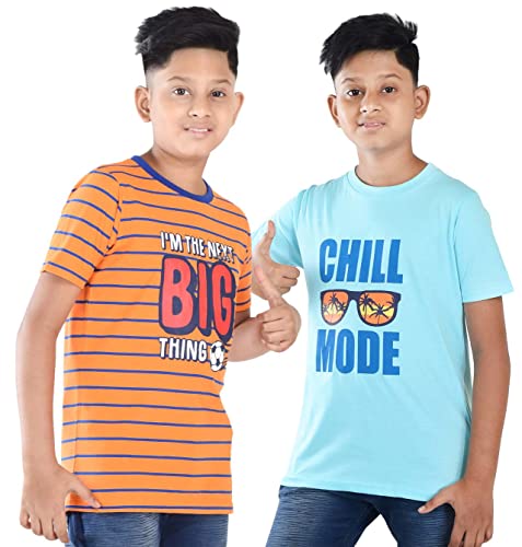Image of Clothe Funn Boys T-Shirts Round Neck (Pack of 2)