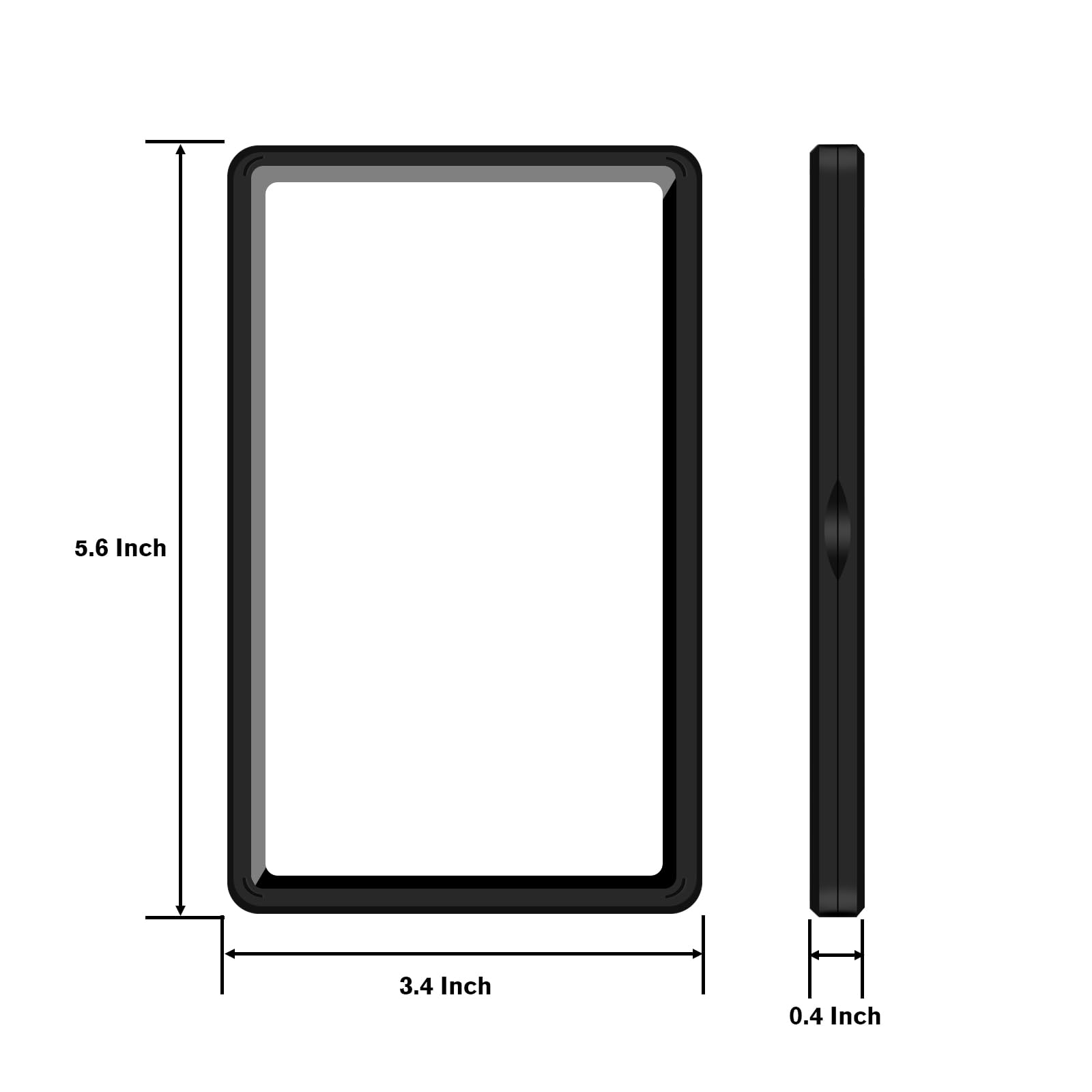 Magnetic Graded Card Slab Protector - Premium Aluminum Graded Card Showcase, Slab Protector with UV-Resistant Tempered Glass, Personalized Slab Bumper for Collectors, Black