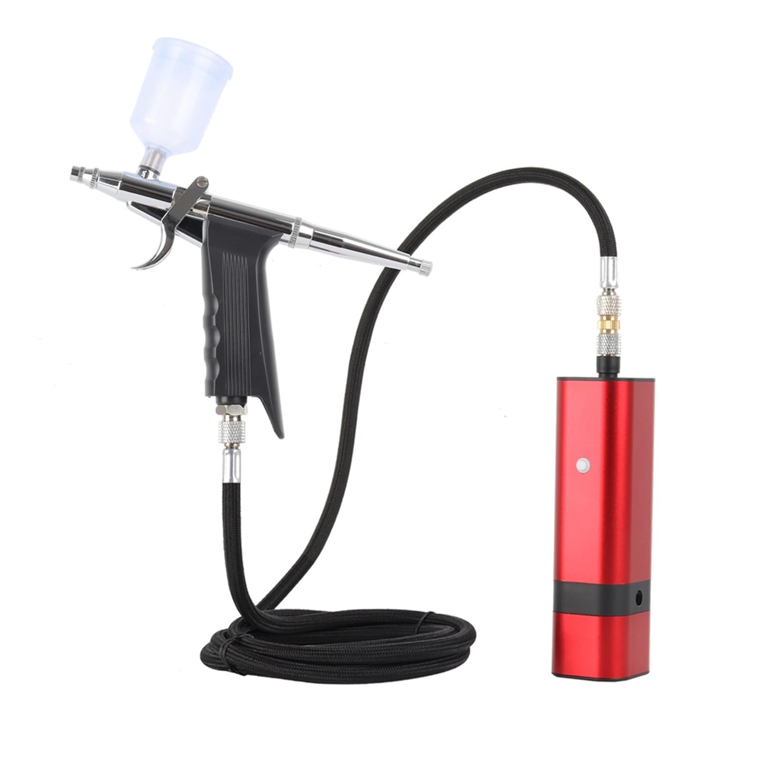 Penna portatile del compressore aerografo della pistola a spruzzo for la pelle di cura bellezza trucco Precisione Senza Sforzo Spruzzo Uniforme(18cm)