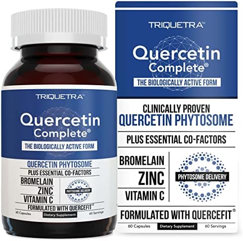 Best supplement for natural healing | Quercetin Complete® Quercetin Phytosome with 50X Higher Absorption, Clinically Proven & Patented Quercefit – Most Effective form of Quercetin – Enhanced with Bromelain, Zinc & Vitamin C (60 Capsules) Best supplement for natural healing | Quercetin Complete® Quercetin Phytosome with 50X Higher Absorption, Clinically Proven & Patented Quercefit – Most Effective form of Quercetin – Enhanced with Bromelain, Zinc & Vitamin C (60 Capsules)