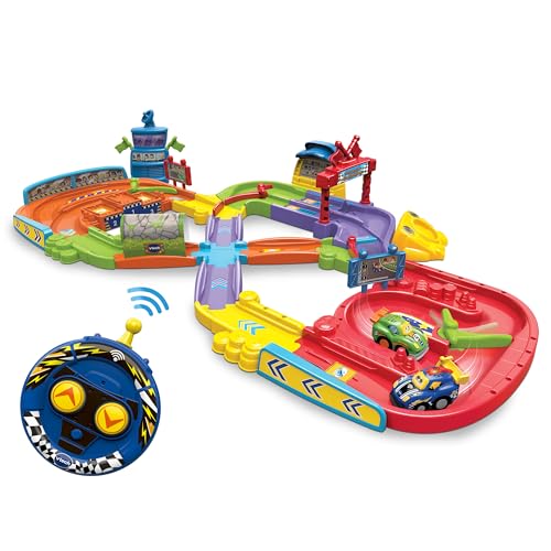 VTech Baby TUT TUT Baby Flitzer - RC Autorennbahn – Interaktives Spielset...