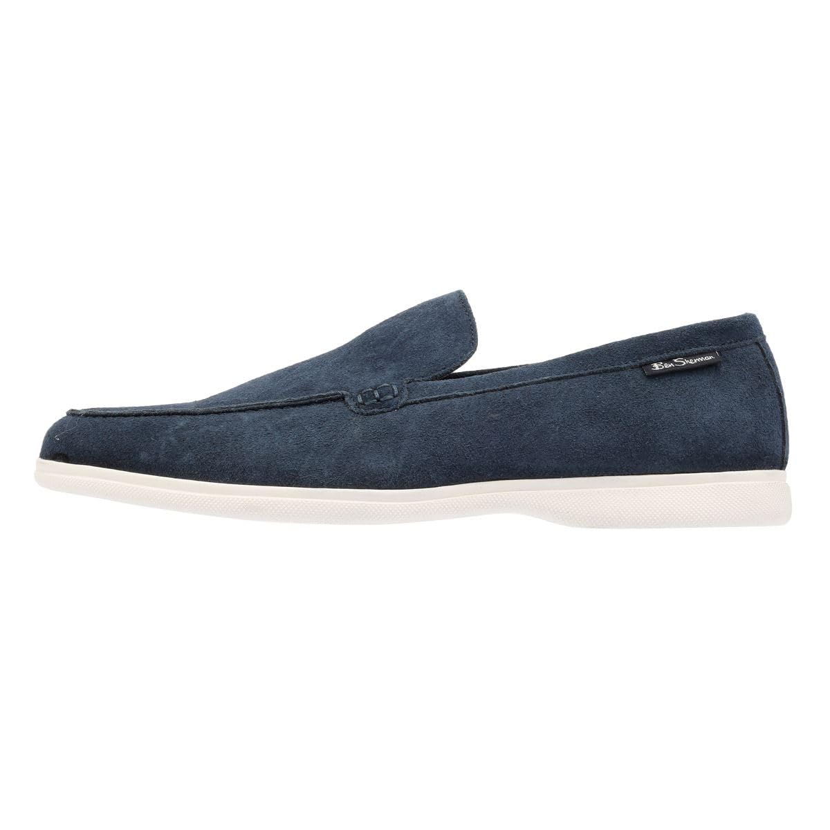Ben Sherman Amarillo Suede męskie granatowe mokasyny