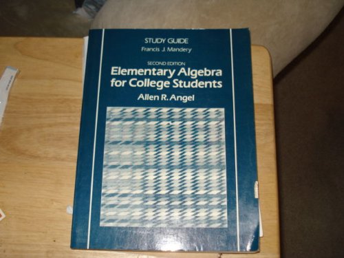 Elementary algebra for college students 0132526859 Book Cover