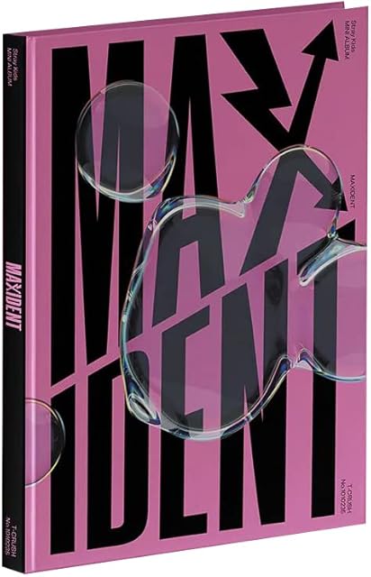 STRAY KIDS MAXIDENT (T-CRUSH Ver) Album CD-R+Photobook+Lyrics Paper+Photocards+Mini Poster+Face Sticker+(Extra 4 Photocards+1 Double-Sided Photocard+Mirror)