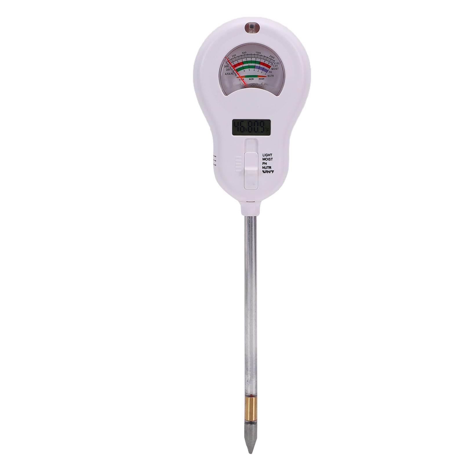 Testeur de sol 6 en 1 digital avec écran LCD rétroéclairé - 8