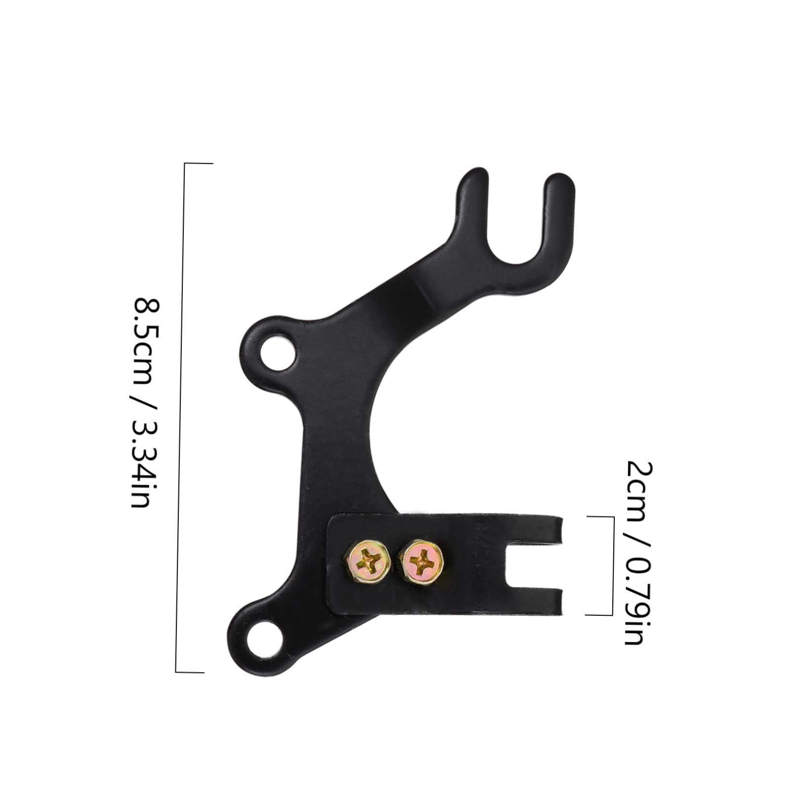 Milisten 2Pcs Adjustable Bike Brake Bracket Disc Brake Modification Adapter for Enhanced Performance Easy Install Bicycle Accessory Compatible with Various Bike Frames Upgrade