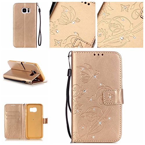 COZY HUT Galaxy S7 Edge Custodia Flip, Bumper