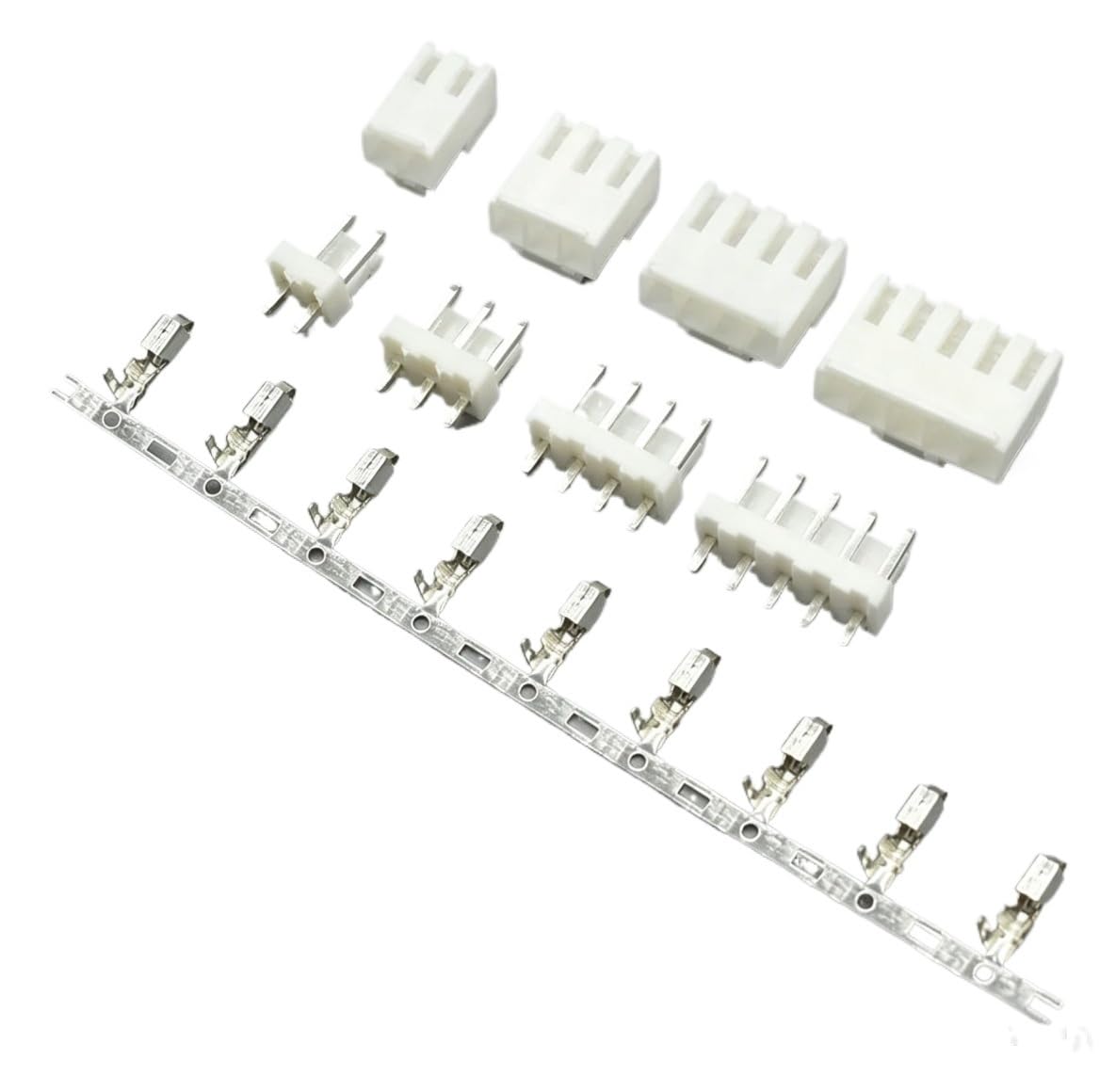 10 Set Connettore VH 3,96 Passo, mm Alloggiamento femmina + Terminali + Wafer ad angolo retto