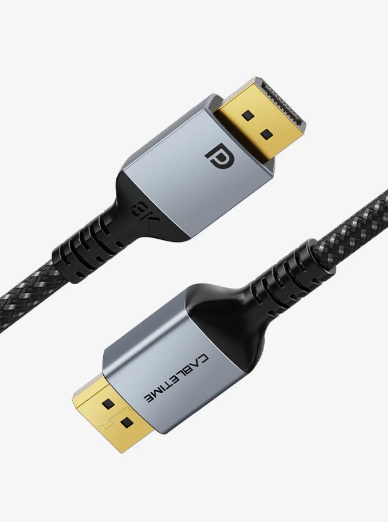 INICIO 8K Display Port Cable 1.4, DisplayPort To DP Male [ 8K@60Hz, 4K@144Hz/120Hz, 1080p@240Hz] HBR3 32.4Gbps Free Sync G-Sync HDR10 Compatible For Gaming Monitor Graphics Card [Grey,2m] (B0CCL6J7LQ) Amazon Price History, Amazon Price Tracker
