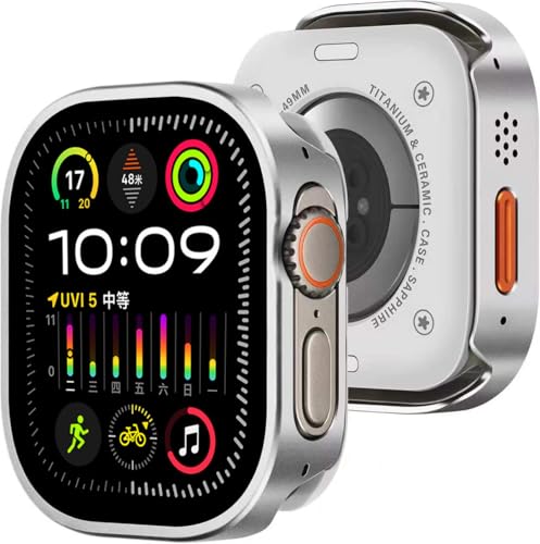 Coque en métal pour Apple Watch Ultra 2 idéale pour le sport extrême et le quotidien
