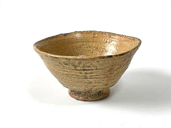 Amazon.co.jp: 陶芸家 作家物 森田無想 伊羅保 茶碗 黄伊羅保