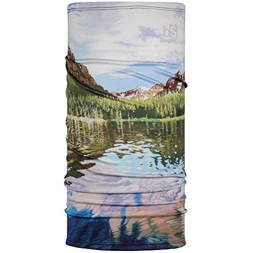 BLACKSTRAP Daily Tube UV Sun Protection Neck Gaiter, Sun Mask, Multifunctional Headwear (Rachel Pohl Hyalite Reflection)