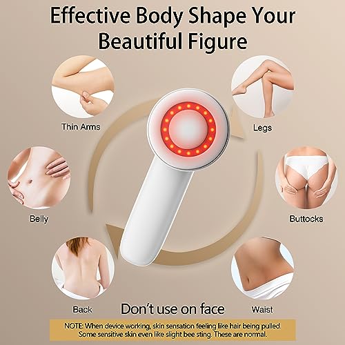 Body Massager, Body Sculpting Tool, Cellulite Massager, Cordless Handheld Body Cellulite Remover for Belly, Fat, Waist, Leg, Butt, Arm-Gifts for Women Girls Mum