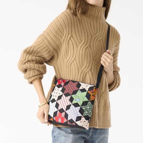 Image of Vera Bradley Women's Premium Cotton Original Zip Hipster Crossbody Bag