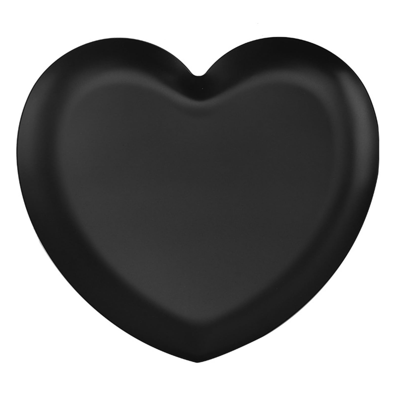 REDYY Heart Shaped Jewelry Plate Stainless Steel Key Tray Rings Holder Small Items Display Organizers Trinkets Dish Tray