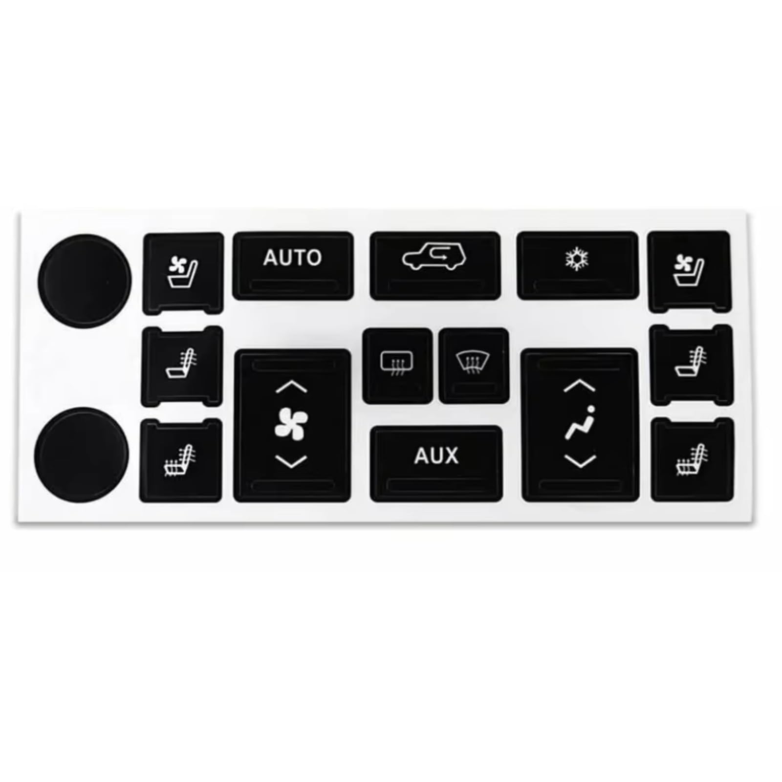 Repair Compatible with Cadillac for Escalade EXT ESV Climate Control Worn Button Repair Decals Dashboard Repair Sticker