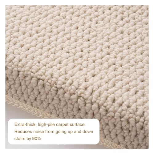 Alfombrillas para peldaños de madera de interior lavables 4
