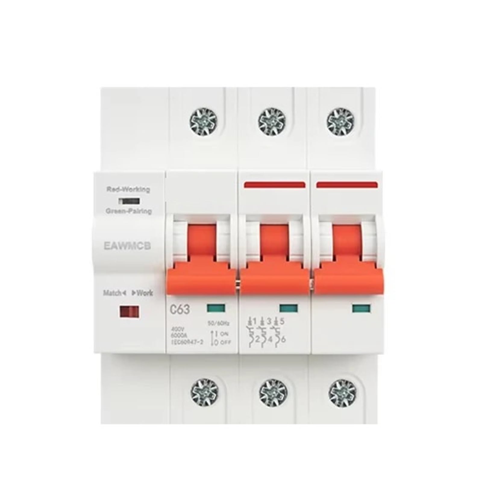 Cortocircuito protector de sobrecarga inteligente 1P para proteger cuadros eléctricos 4