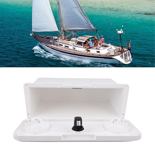 Compartiment de rangement pour bateau sécurisé contre la perte d'objets en mer - 5