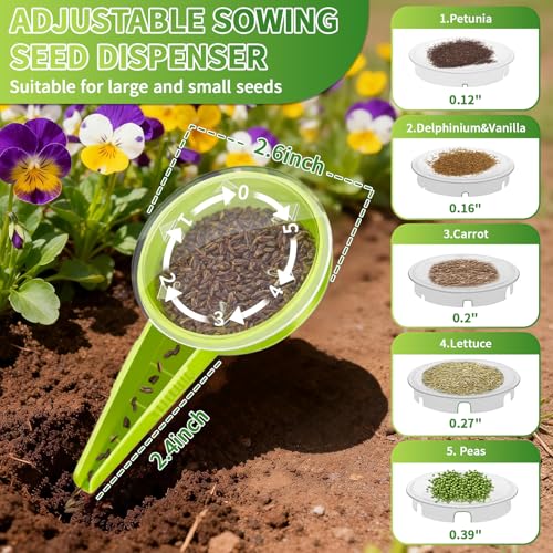 Kit de herramientas para plantar semillas 17 piezas miniatura 3