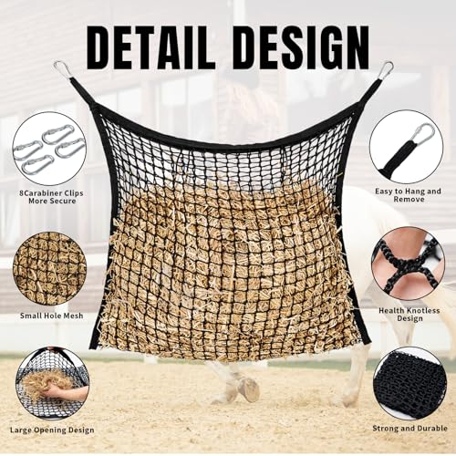 MKO SHUN 4-Pack Slow Feed Hay Net