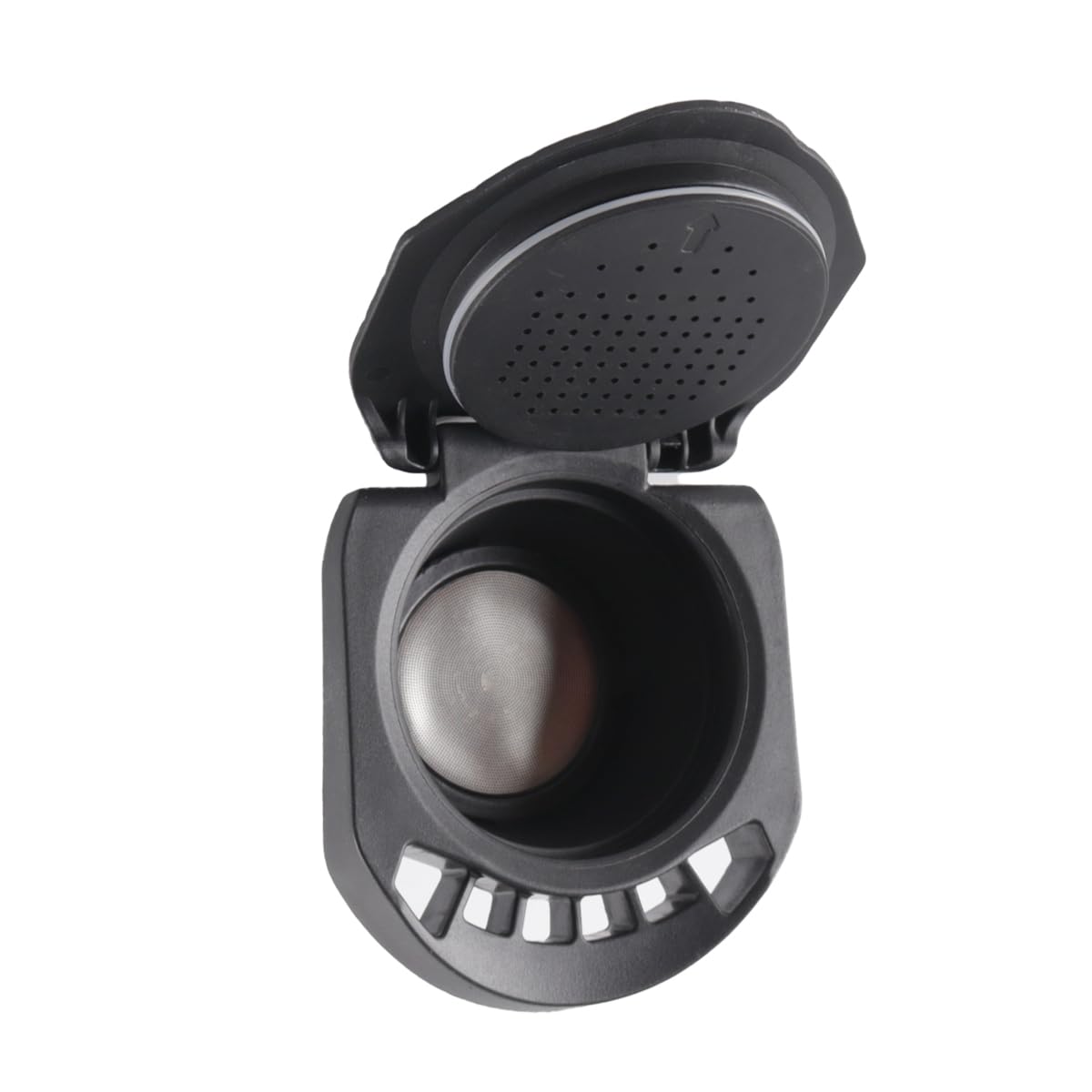 Adattatore per capsule riutilizzabili – Vassoio per polvere di caffè con cucchiaio e pennello, compatibile con Piccolo XS/EDG 305/EDG 606.S/Genio S