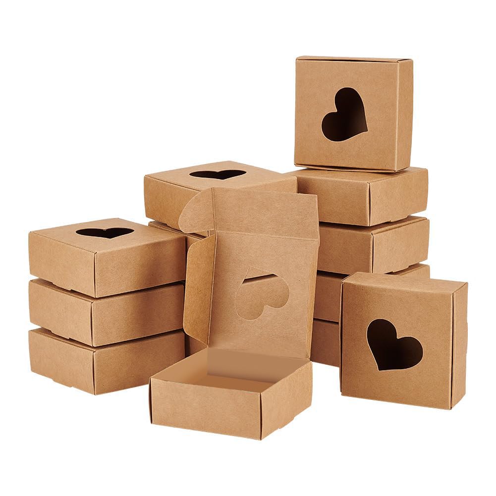 Benecreat 16 Confezione Scatola Per Cassetti In Carta Kraft Scatole Per Confezioni Regalo Festival Scatole Per Confezioni Regalo Gioielli Per Sapone Caramelle Per Diserbo Bomboniere Per Feste Scatole