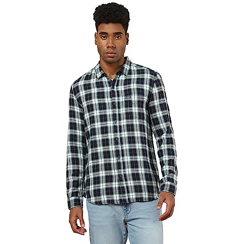 Image of Wrangler Men's Checkered Regular Fit Shirts
