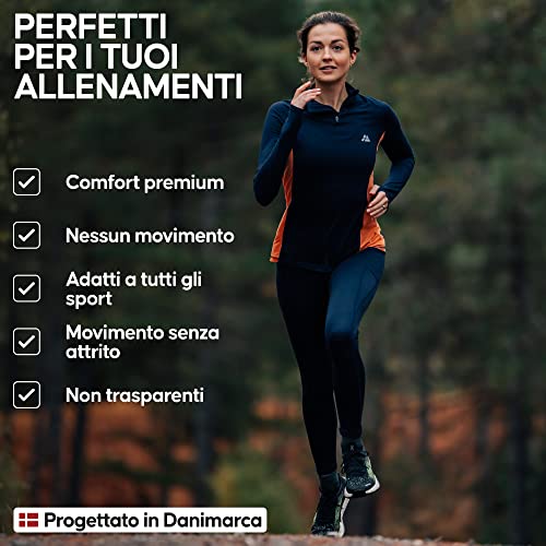 DANISH ENDURANCE Leggings Sportivo Vita Alta