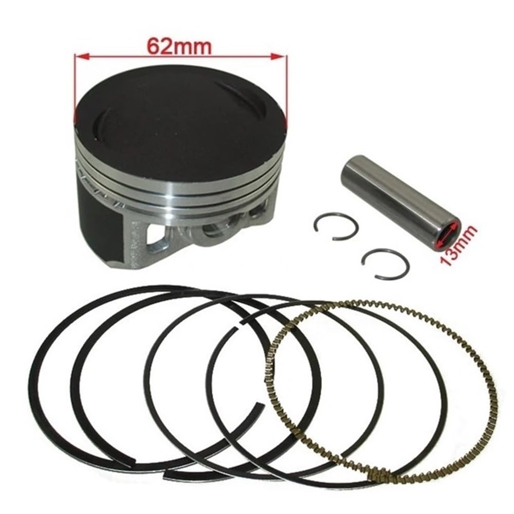pist. Adatto for YX 170 Kit pistone da 62 mm con perno 13 Pit Dirt Bike