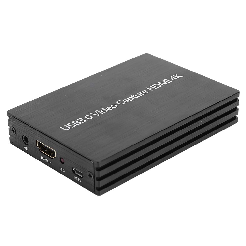 Tarjeta de Captura 4K Caja de Grabación de Vídeo en Bucle sin Controlador USB 3.0 para Creadores de Contenido en Streaming