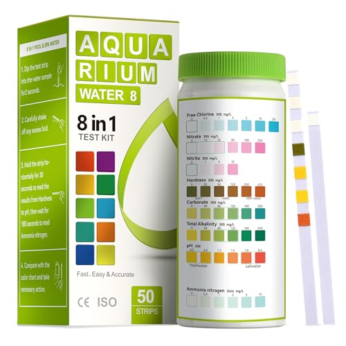 AAwipes 8-in-1 Aquarium Test Kit for Fish Tanks...