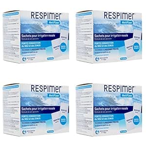 Respimer Netiflow 30 Sachets pour Irrigation Nasale - Lot de 4 : Amazon ...