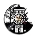 Produktbild YUN Clock@ Doctor Who Wanduhr aus Vinyl Schallplattenuhr Upcycling Design-Uhr Wand-Deko Vintage Familien Zimmer Dekoration Kunst Geschenk, Durchmesser 30 cm