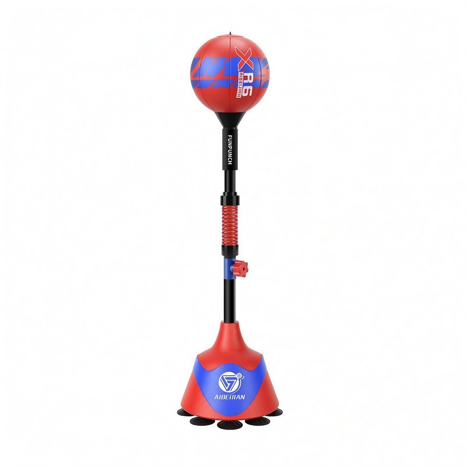 Boxing Speed Balls Stand Carbon Steel Spring Speed Balls Suction Cup Base for Reaction Training Red-image-43