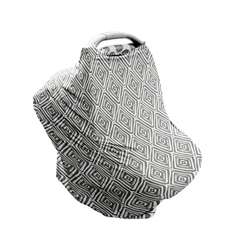 Image of Bebe au Lait 5-in-1 Multi-Use Cover: Nursing Covers for Breastfeeding, Infinity Scarf, Nursing Shawl, Car Seat Cover, Shopping Cart Cover, Carrier Cover, Privacy Nursing Cover - Esperanza