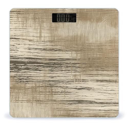 Báscula Digital de Baño para Peso Corporal Beige
