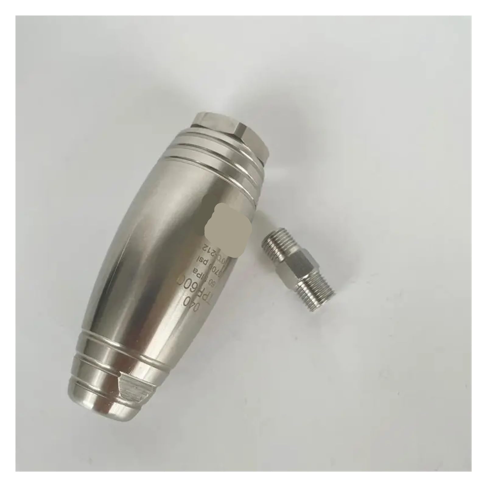 Ugello rotante ad alta pressione interamente in acciaio inossidabile 500/600 bar Turbo Carburo di tungsteno Attacco 1/4 BSP F Bocchette per idropulitrici