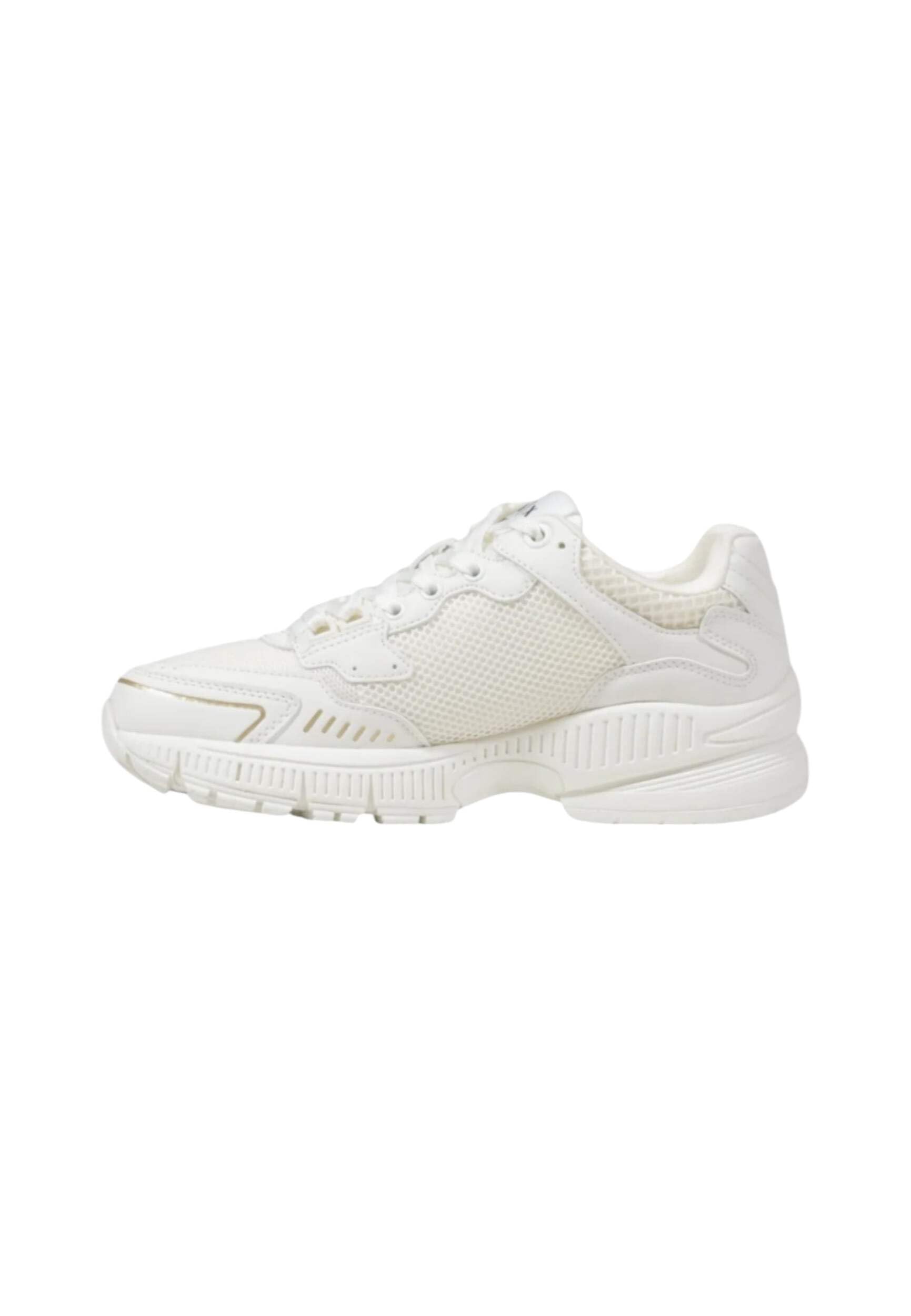 Armani Exchange Women's Speed Trainers, Off White Gold, 8 UK
