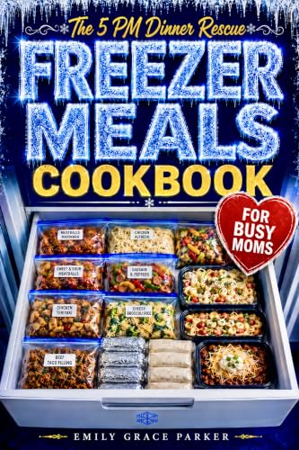 The Real-Life Freezer Meals Cookbook for Busy Moms: End the 5 PM Dinner Stress with Easy Dump-and-Go Meals Your Family Will Actually Eat | Turn One Calm Prep Day Into a Month of Ready Homemade Dinner
