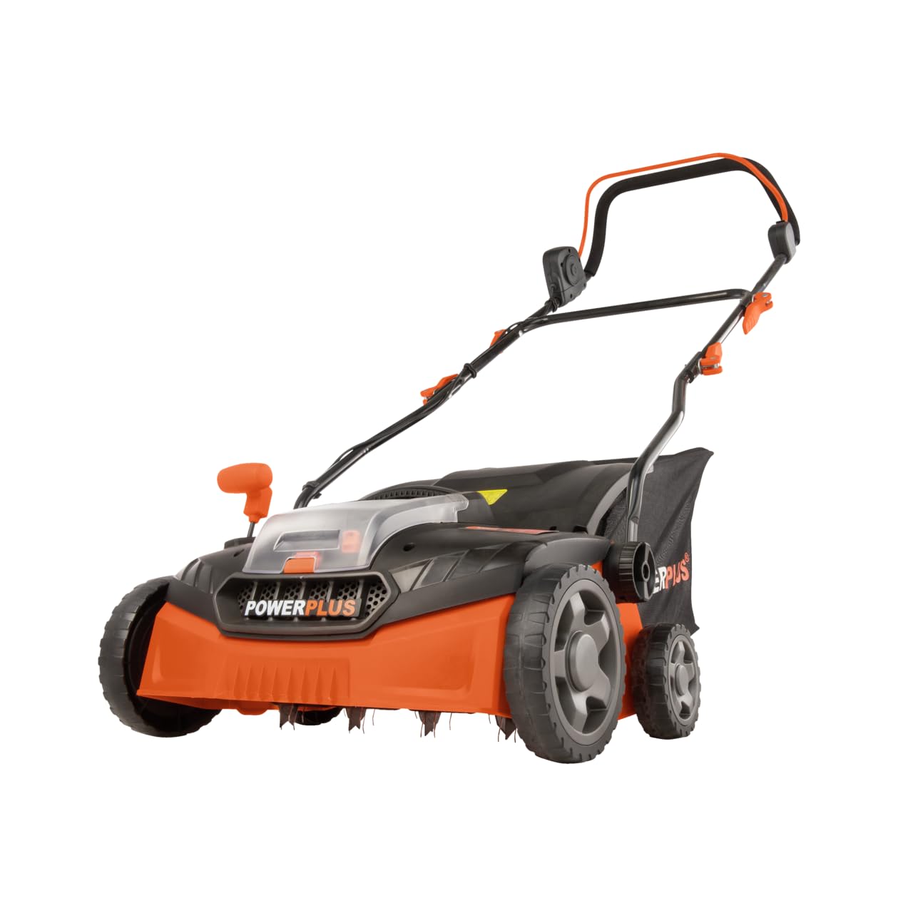 Powerplus Dual Power POWDPG75610-40 V, kosiarka akumulatorowa o średnicy 420 mm, bez baterii i ładowarki, z uchwytem na trawę i tylnym wyrzutem