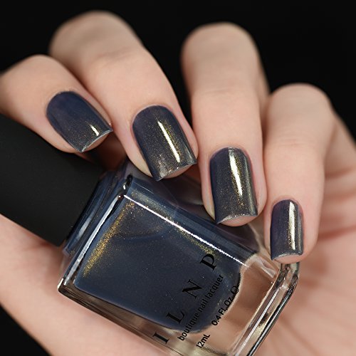 Image of ILNP The Boulevard - Slate Grey Shimmer Nail Polish