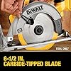 DEWALT 20V MAX Circular Saw, Cordless Sidewinder Style Portable, 6-1/2-Inch Blade, 5150 RPM, 0-50 Degree Bevel Capability, Battery Not Included (DCS391B) #2