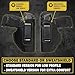 The Defender Leather IWB Holster - Made in USA - Fits Glock 42 | Sig P365 | Ruger LC9, LC9s | Kahr CM9, MK9, P9 | Springfield Hellcat and More Brown Right Handed