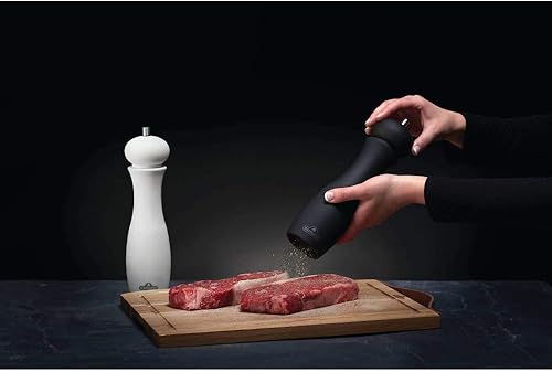Miniatura 3 de Napoleon Juego de molinillo de sal y pimienta, accesorios para parrilla de barbacoa, juego de dos piezas, molinillo de pimienta negro mate,
