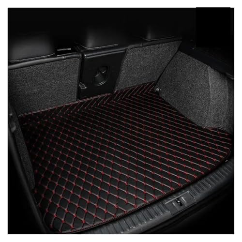 Tapis de coffre Ioniq 5 en cuir noir et rouge pour version électrique 2022-2025