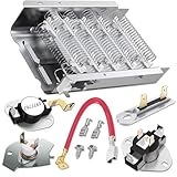 UPGRADE 279838 Dryer Heating Element for Whirlpool Wed4815ew1 Maytag Centennial Medc215ew1 Kenmore 70 80 Series Model 110 Amana Ned4655ew1 Roper Admiral, Replaces W10724237 2406026 3403585 3398064