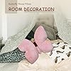 QUSLIMY Butterfly Shaped Throw Pillow - Soft Stuffed Seat Cushion Pad, Pink Plush Velvet Decorative Animal Pillow for Couch, Living Room, Bed #3