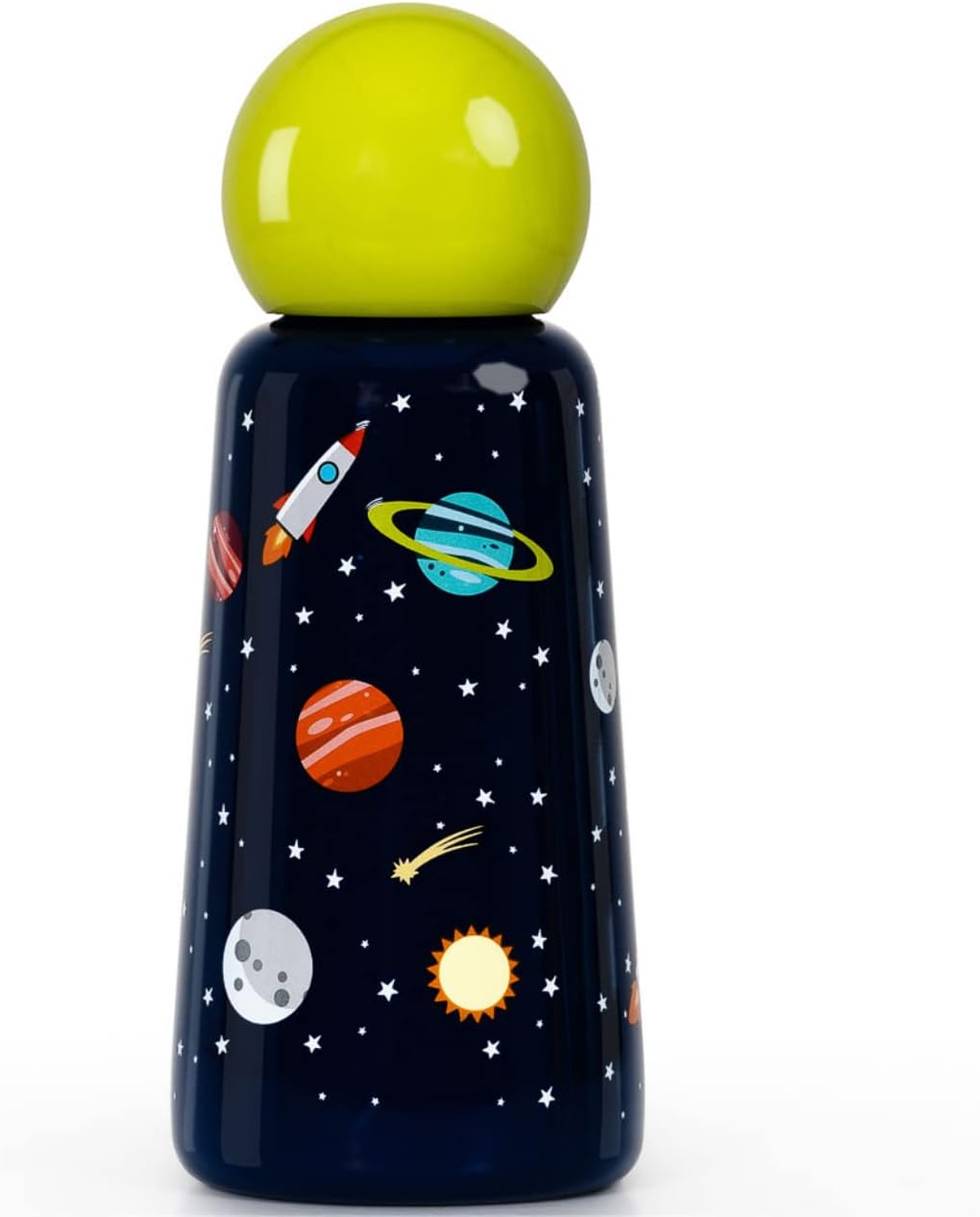 Lund London Sports Bottle 300ml Skittle Bottle - Aluminum Water Bottle, Reusable Bottles Leak Proof Thermos, Metal Canteen, Travel Bottles for Kids, Bee Design, Sports Bottle image 2