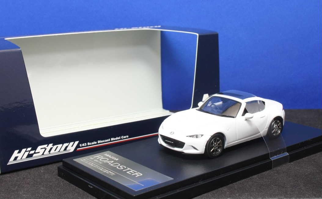 ハイストーリー マツダ ロードスター RF 1/24 ミニカー 白 ハイストーリー マツダ ロードスター RF 1/24 ミニカー 白 ハイ